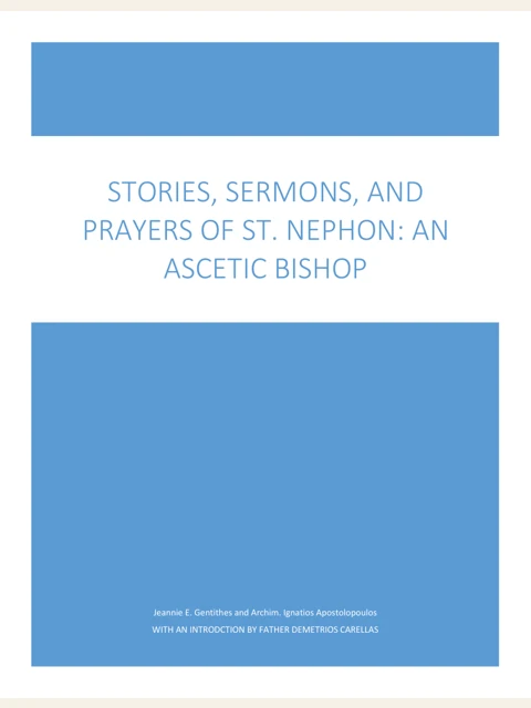 Edition page: Stories, Sermons and Prayers of Saint Nephon