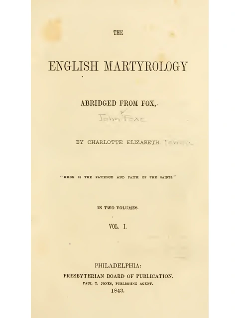 Edition page: The English Martyrology: Volume 1