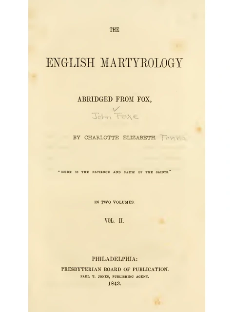 Edition page: The English Martyrology: Volume 2