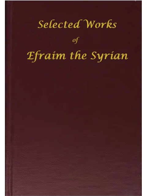 Edition page: Selected Works of Ephrem the Syrian