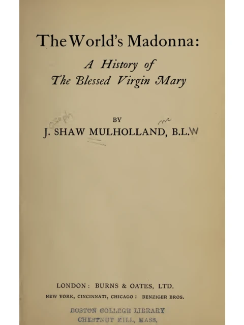 Edition page: The World’s Madonna