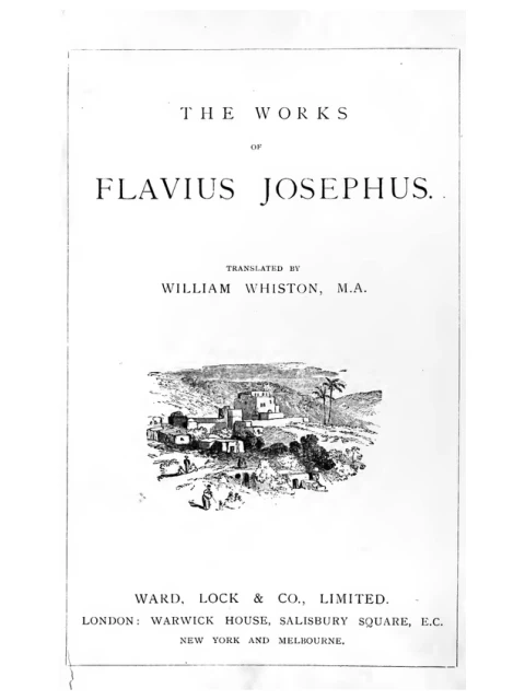 Edition page: The Works of Josephus