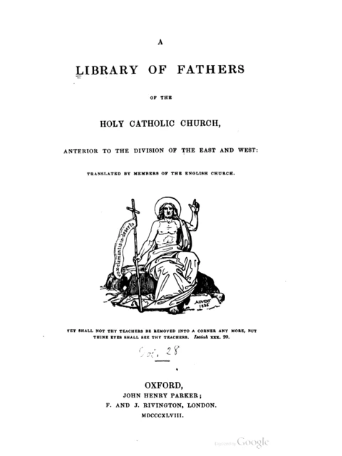 Edition page: Homilies on John, Part I: I to XLI