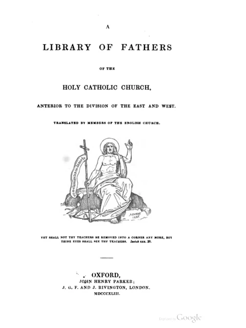 Edition page: Homilies on Timothy, Titus and Philemon